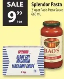 Co-op Splendor pasta offer