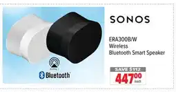 2001 Audio Video ERA300B/W SONOS Wireless Bluetooth Smart Speaker offer