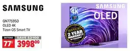 2001 Audio Video QN77S95D 77 OLED 4K Tizen OS Smart TV offer