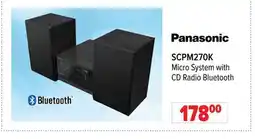 2001 Audio Video SCPM270K Micro System with CD Radio Bluetooth offer