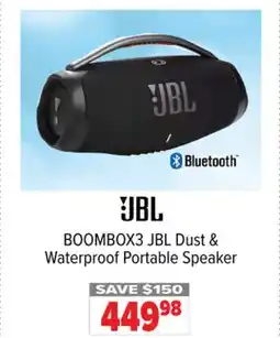 2001 Audio Video BOOMBOX3 JBL Dust & Waterproof Portable Speaker offer