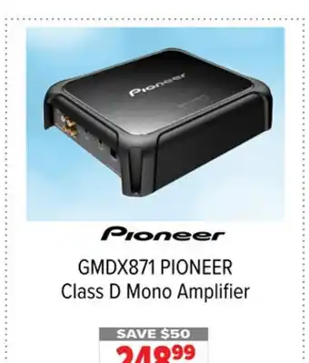 2001 Audio Video GMDX871 PIONEER Class D Mono Amplifier offer