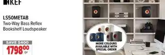 2001 Audio Video LS50METAB KEF Two-Way Bass Reflex Bookshelf Loudspeaker offer