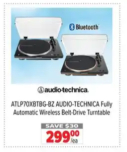 2001 Audio Video ATLP70XBTBG-BZ AUDIO-TECHNICA Fully Automatic Wireless Belt-Drive Turntable offer