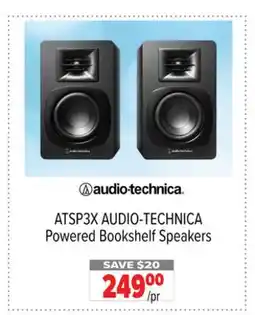 2001 Audio Video ATSP3X AUDIO-TECHNICA Powered Bookshelf Speakers/pr offer