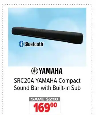 2001 Audio Video SRC20A YAMAHA Compact Sound Bar with Built-in Sub offer