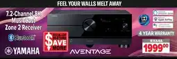 2001 Audio Video RXA4A 7.2-Channel 8k MusicCast Zone 2 Receiver offer