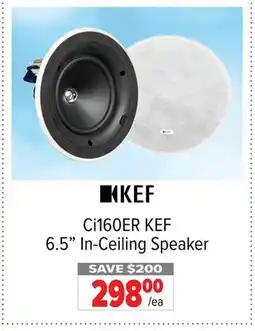 2001 Audio Video Ci160ER KEF 6.5 In-Ceiling Speaker offer
