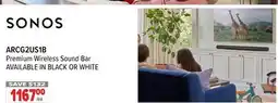 2001 Audio Video ARCG2US1B Premium Wireless Sound Bar offer