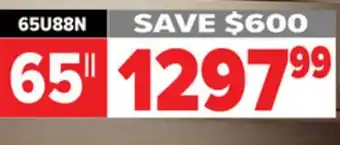 2001 Audio Video 65U88N Hisense 65 U88N LED MiniLED offer