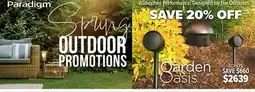 2001 Audio Video GO8SW Garden Oasis offer