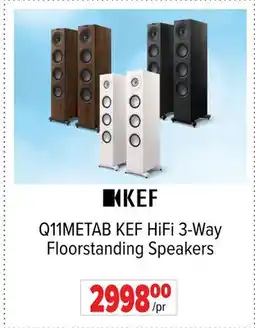 2001 Audio Video Q11METAB KEF HiFi 3-Way Floorstanding Speakers offer