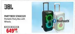 2001 Audio Video PARTYBOX STAGE320 Portable Party Box with Wheels offer