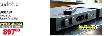 2001 Audio Video 6000ABK Integrated Stereo Amplifier offer