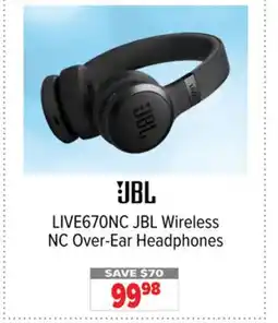 2001 Audio Video LIVE670NC JBL Wireless NC Over-Ear Headphones offer