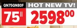 2001 Audio Video QN75QN80F Samsung 75 Neo QLED 4K offer