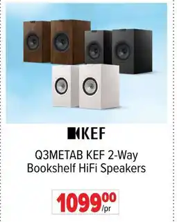 2001 Audio Video Q3METAB KEF 2-Way Bookshelf HiFi Speakers offer