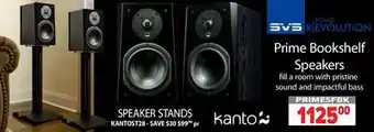 2001 Audio Video PRIMESFBK SVS Prime Bookshelf Speakers offer