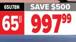 2001 Audio Video 65U78N 65 4K UHD QDOT 144Hz MINI-LED offer
