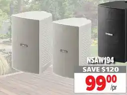2001 Audio Video NSAW194 OUTDOOR SPEAKERS BLACK 1PR offer