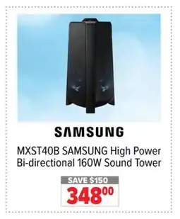 2001 Audio Video MXST40B SAMSUNG High Power Bi-directional 160W Sound Tower offer