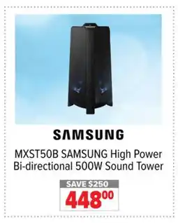 2001 Audio Video MXST50B SAMSUNG High Power Bi-directional 500W Sound Tower offer