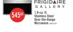 The Brick Frigidaire Gallery 1.9 Cu. Ft. Over-the-Range Microwave with Sensor Cook and Effortless Clean Inter offer