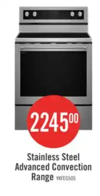 The Brick KitchenAid 6.4 Cu. Ft. Electric Range with AquaLift and Self-Clean - Stainless Steel - YKFEG500ESS offer