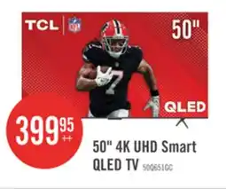 The Brick TCL 50 QLED Pro 4K UHD HDR Pro+ 60Hz Google Smart TV (50Q651G-CA) offer