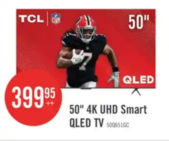 The Brick TCL 50 QLED Pro 4K UHD HDR Pro+ 60Hz Google Smart TV (50Q651G-CA) offer