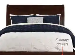 The Brick Sonoma Platform Storage Bed with Headboard & Frame, Mango Brown - Queen Size offer
