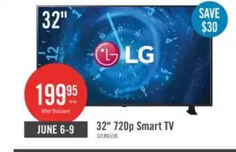 The Brick LG 32 HD HDR10 Pro HGiG Smart TV (32LR655BPUA) offer