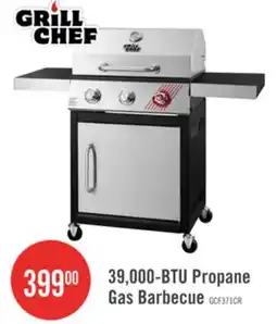 The Brick Grill Chef 39,000 BTU 3-Burner LP Gas BBQ - GCF371CRP offer