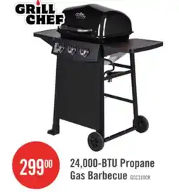 The Brick Grill Chef 24,000 BTU 3-Burner LP Gas BBQ - GCC310CRP offer