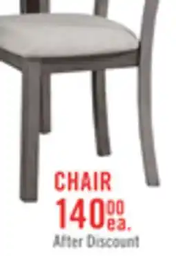The Brick Krew Dining Chair with Polyester Fabric, Ladder-Back - Grey offer