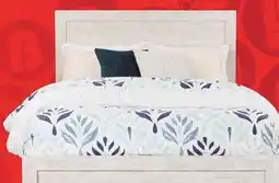 The Brick Arbor Panel Bed, Driftwood White - Queen Size offer