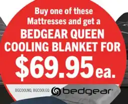 The Brick BEDGEAR Queen Cooling Blanket - Navy offer