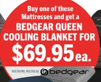 The Brick BEDGEAR Queen Cooling Blanket - Navy offer
