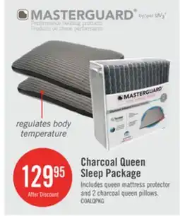 The Brick Masterguard Charcoal Queen Sleep Package offer