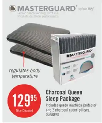 The Brick Masterguard Charcoal Queen Sleep Package offer