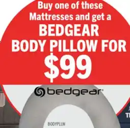 The Brick BEDGEAR Body Pillow offer