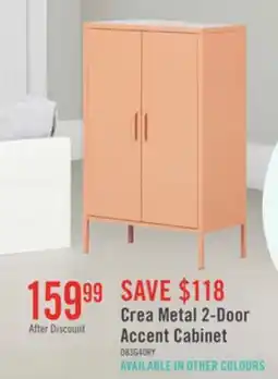 The Brick Crea Metal 2-Door Accent Cabinet offer