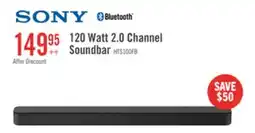 The Brick SONY 2.0 CH Bass Reflex S-Force Front Surround Soundbar (HTS100F) offer