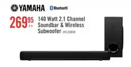 The Brick YAMAHA 2.1 CH Dolby Digital Compact Soundbar with Wireless Subwoofer (SR-C30A) offer