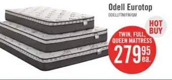 The Brick Springwall Odell Eurotop Twin Mattress offer