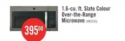 The Brick GE 1.6 Cu. Ft. Over-the-Range Microwave with Programmable Defrost and 300 CFM - Slate - JVM1635SLJC offer