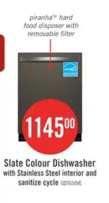 The Brick GE 24 47 dBA Built-In Top-Control Dishwasher with Dry Boost Technology - Slate - GDT650SMVES offer