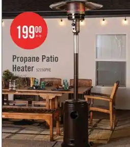 The Brick Bond Brushed Bronze Propane Patio Heater - 52156 offer