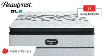 The Brick Beautyrest GL8 Euro Pillowtop Queen Mattress offer