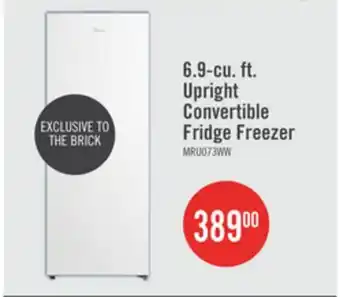 The Brick Midea 6.9 Cu. Ft. Convertible Upright Refrigerator-Freezer - MRU07B3AWW offer